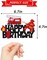 Premium Firefighter Birthday Cake Topper - Vibrant Fireman-Themed Glitter Cardstock Party Decoration, Perfect Centerpiece